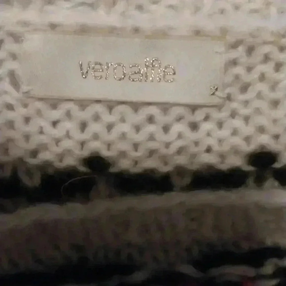 Anthropologie Veroalfie Martuchi Tasseled Loose Knit Sweater - Picture 9 of 11